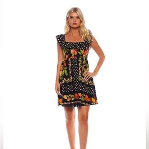 Farm Rio Cocoa Paradise Dress XS